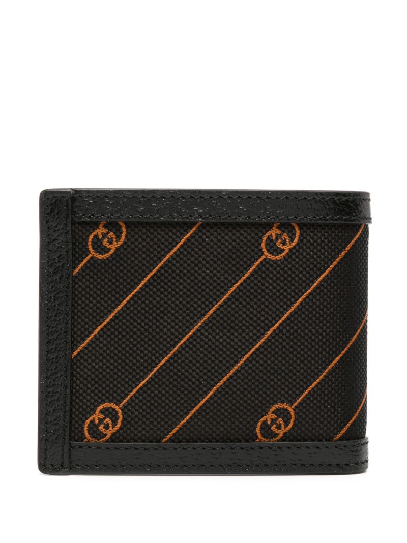 Black Interlocking G Leather Wallet