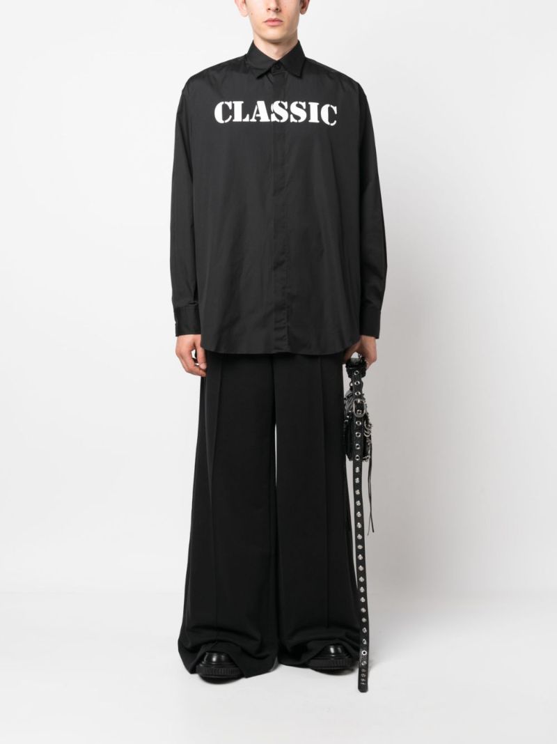 Black Wide Leg Trousers