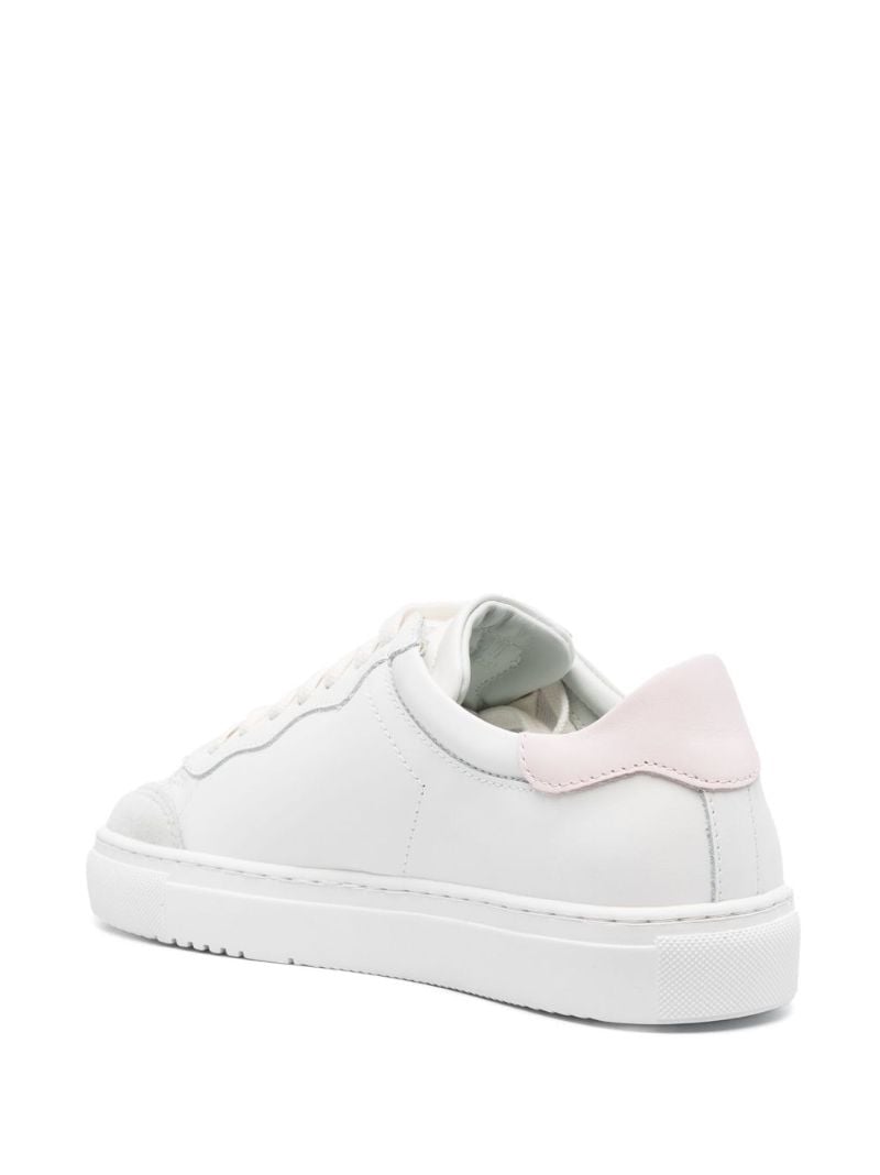 White Clean 90 Embroidered Leather Sneakers