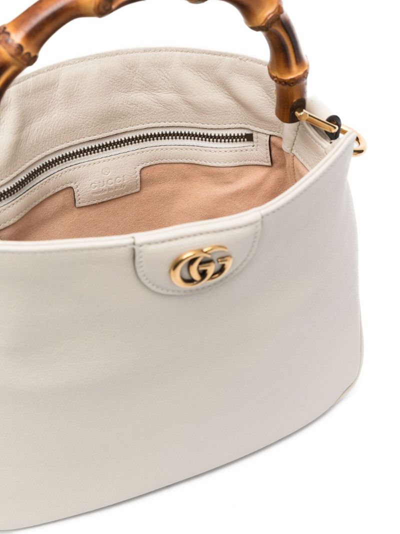 White Diana Small Tote Bag