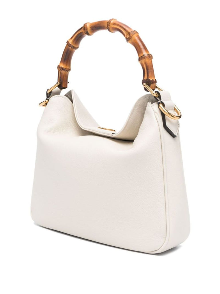 White Diana Small Tote Bag