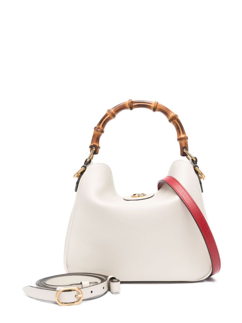 White Diana Small Tote Bag