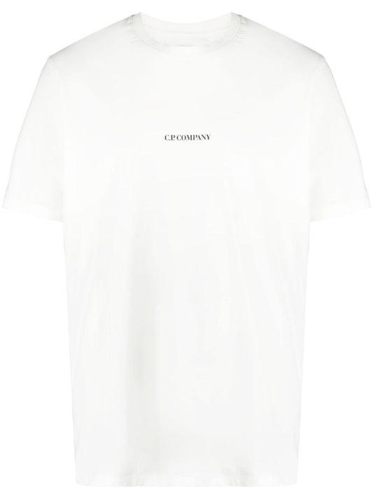 White Logo-print Crew-neck T-shirt