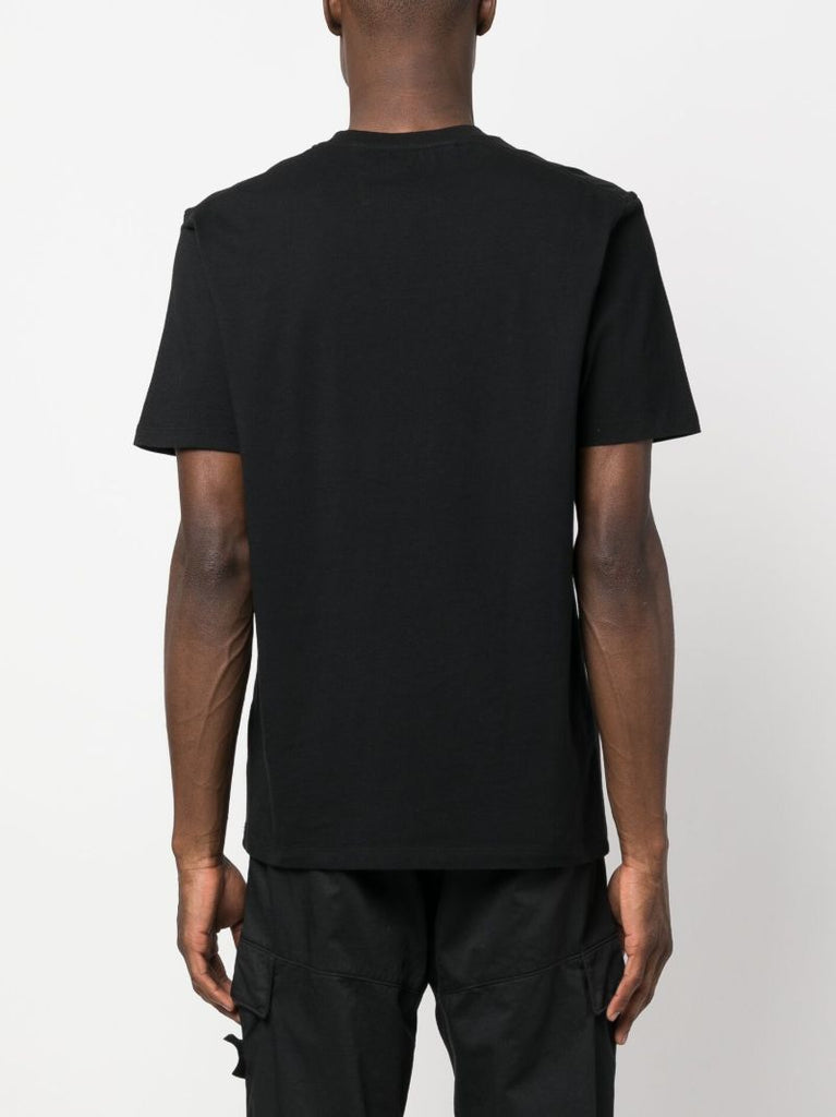 Black Logo-print Cotton T-shirt