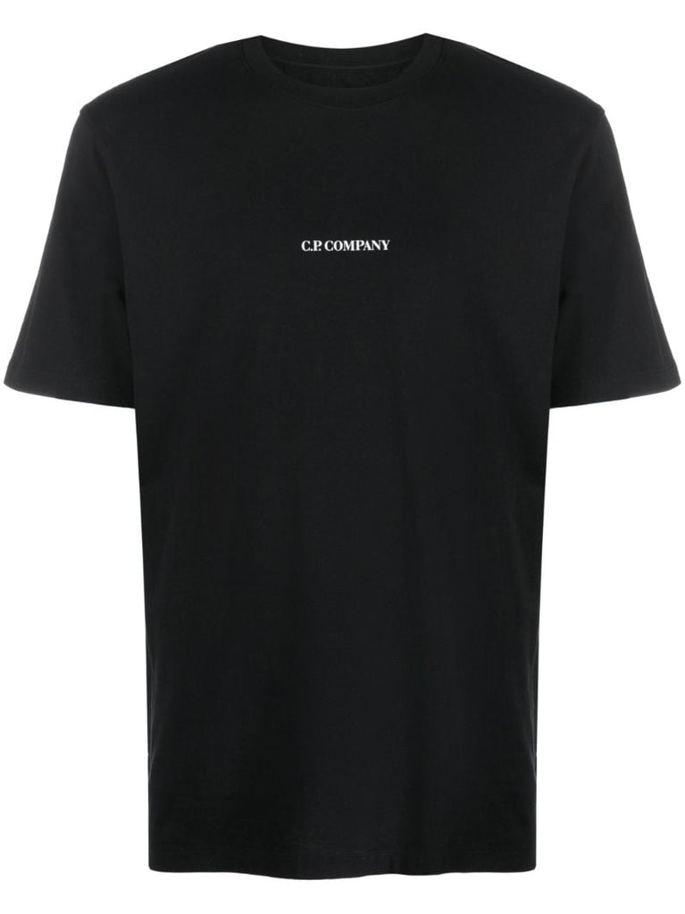 Black Logo-print Cotton T-shirt