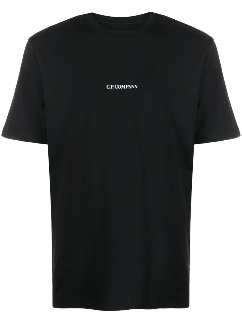 Black Logo-print Cotton T-shirt