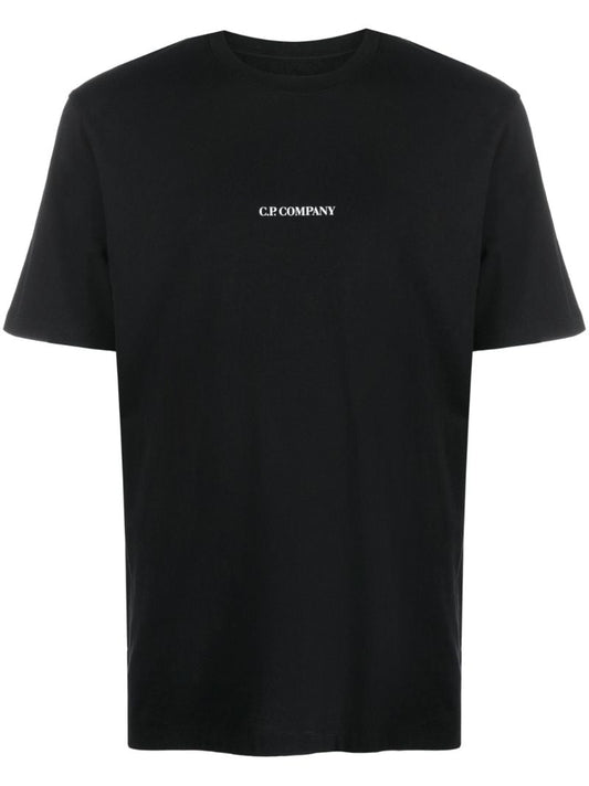 Black Logo-print Cotton T-shirt
