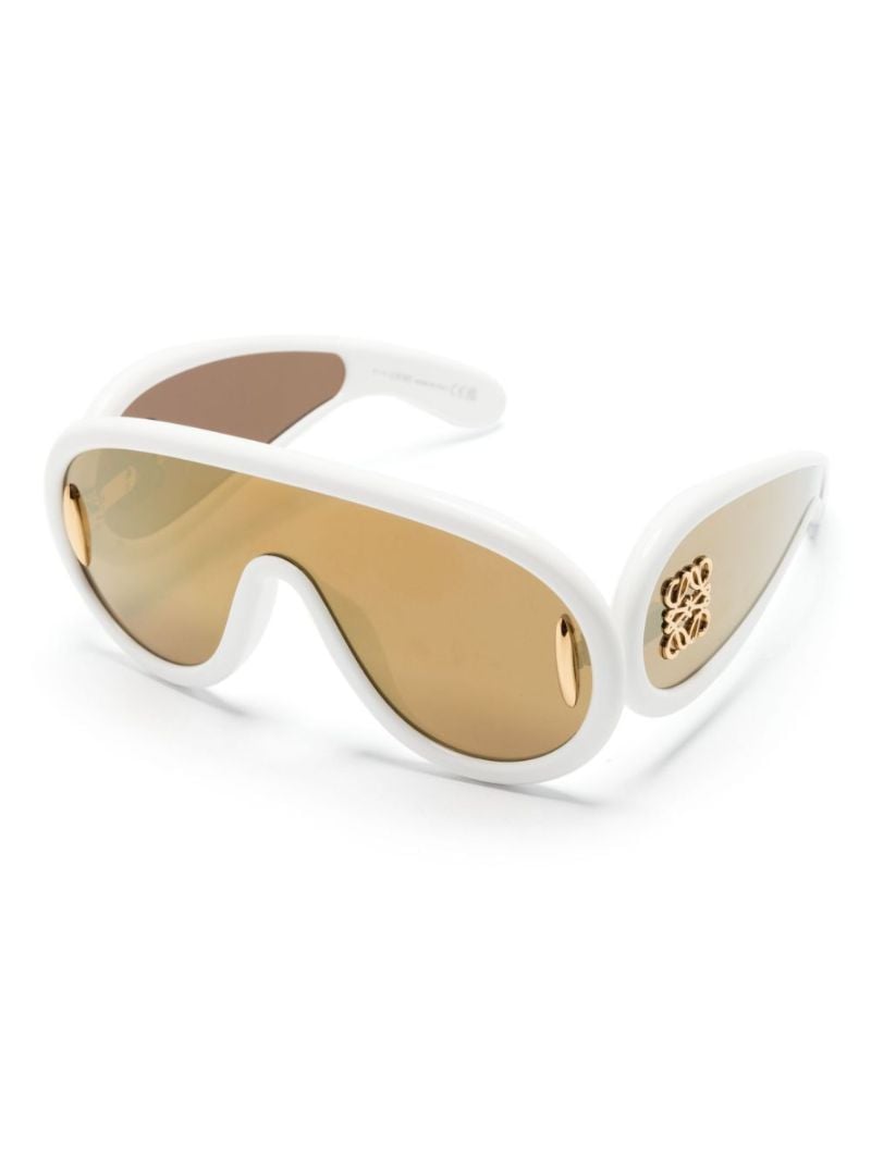 White Wave Mask Sunglasses