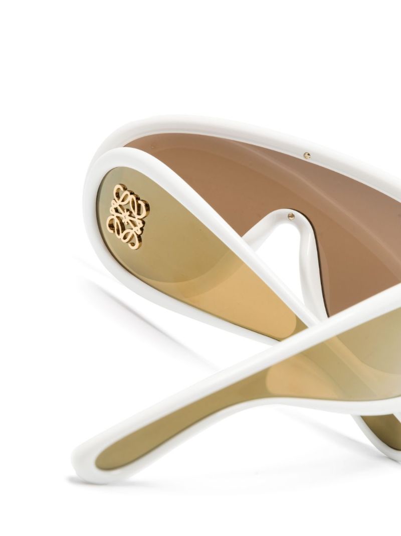 White Wave Mask Sunglasses