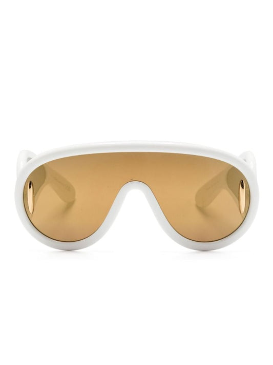White Wave Mask Sunglasses