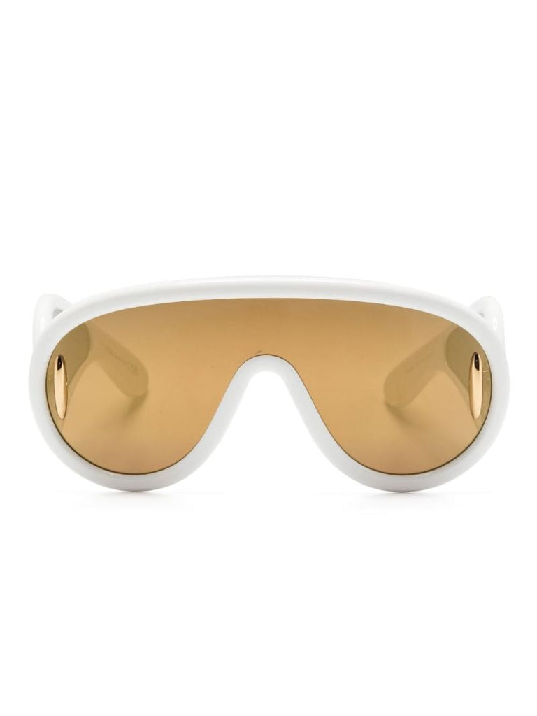 White Wave Mask Sunglasses