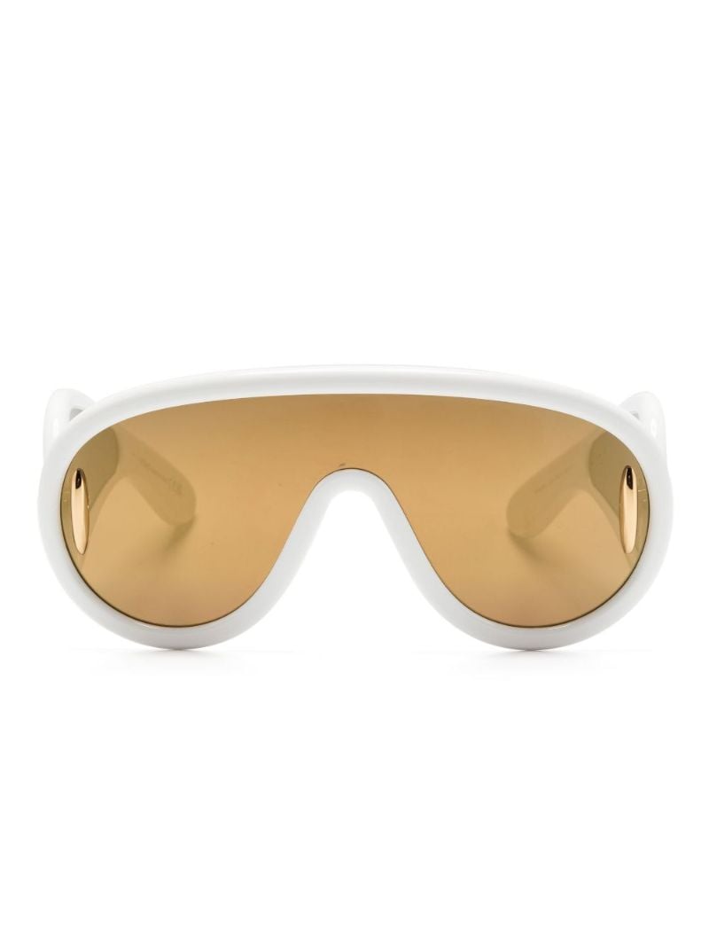 White Wave Mask Sunglasses
