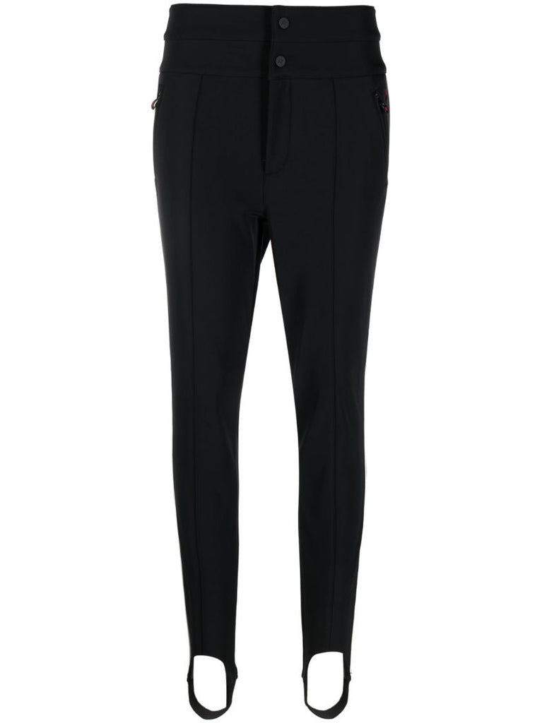 Black Aurora Stirrup Leggings