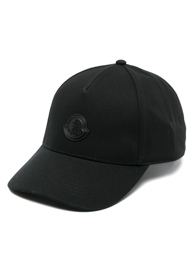 Black Logo Patch Baseball Cap