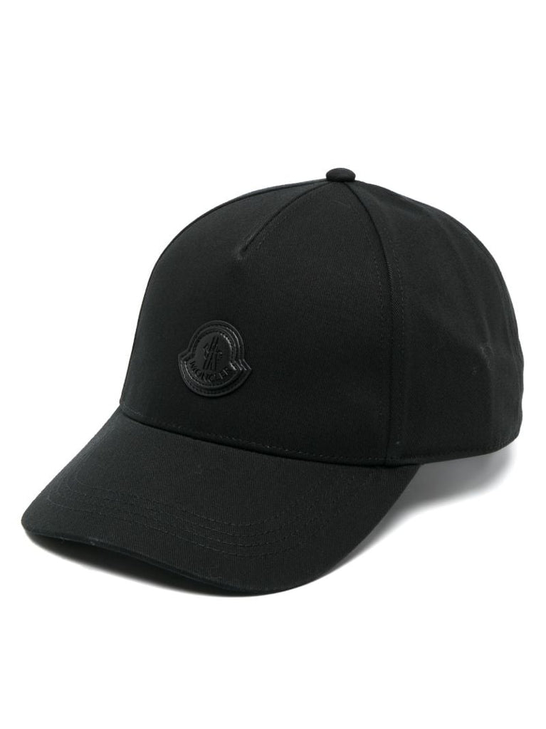 Black Logo Patch Baseball Cap