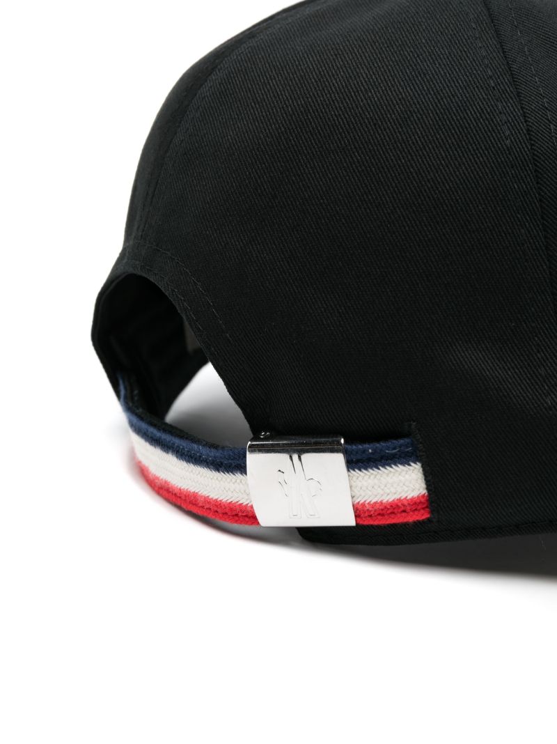 Black Logo Patch Baseball Cap