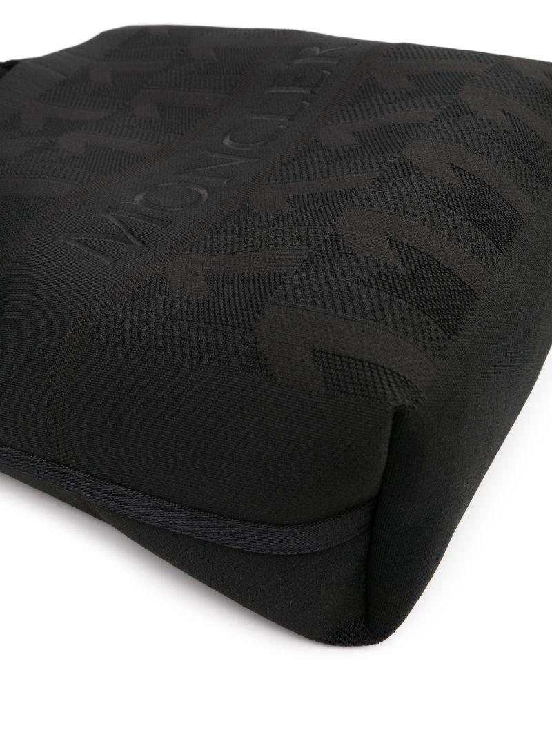 Black Logo-embroidered Tote Bag