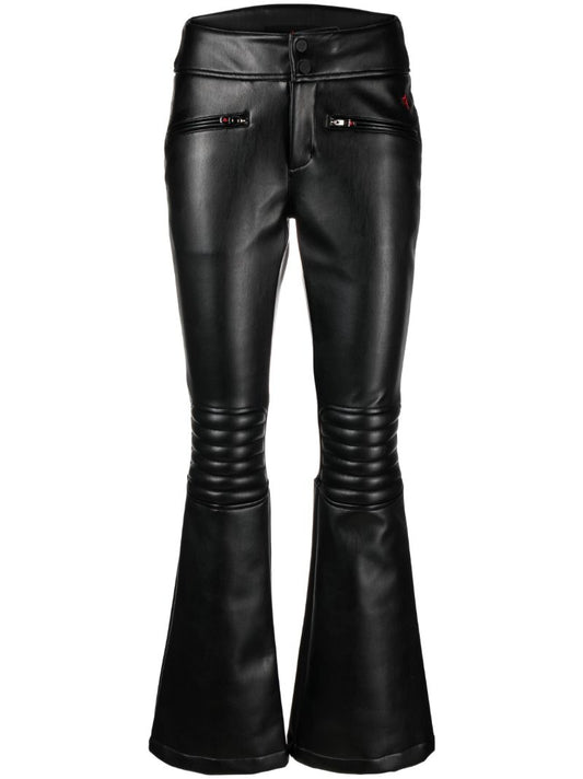 Black Aurora Flared Ski Trousers