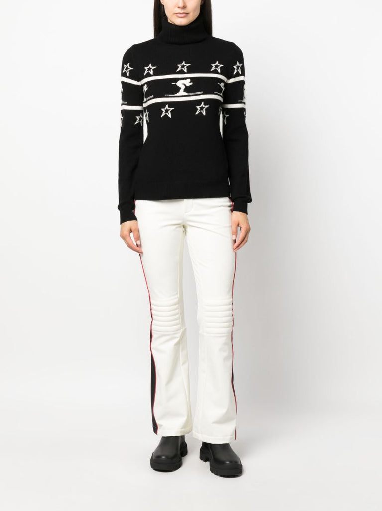 Black Little Skier Merino Sweater
