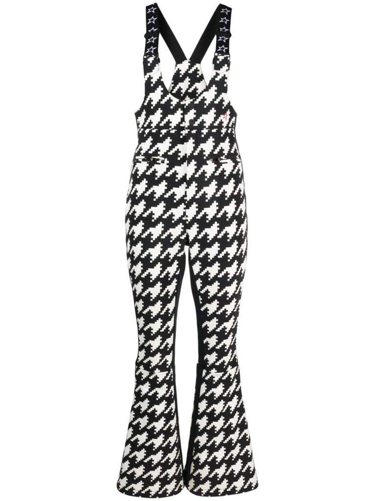 Black and White Isola Houndstooth Ski Trousers