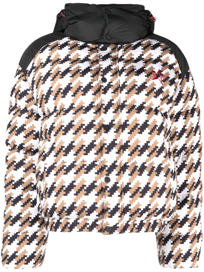 Multicolour Moment Houndstooth Ski Jacket