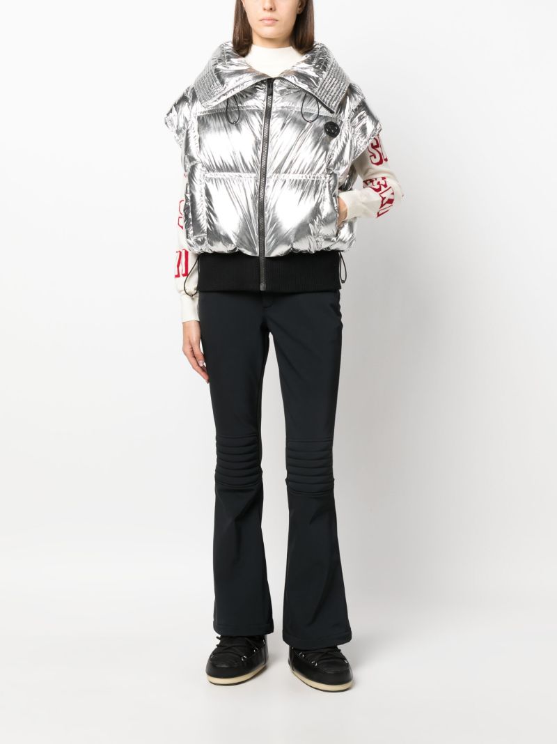 White 3d Ski Merino Wool Sweater