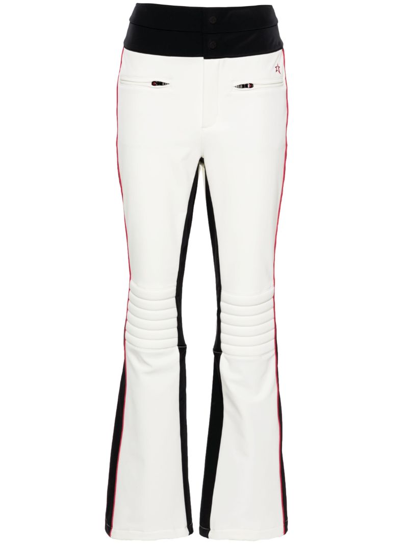 White Linda Flared Ski Trousers