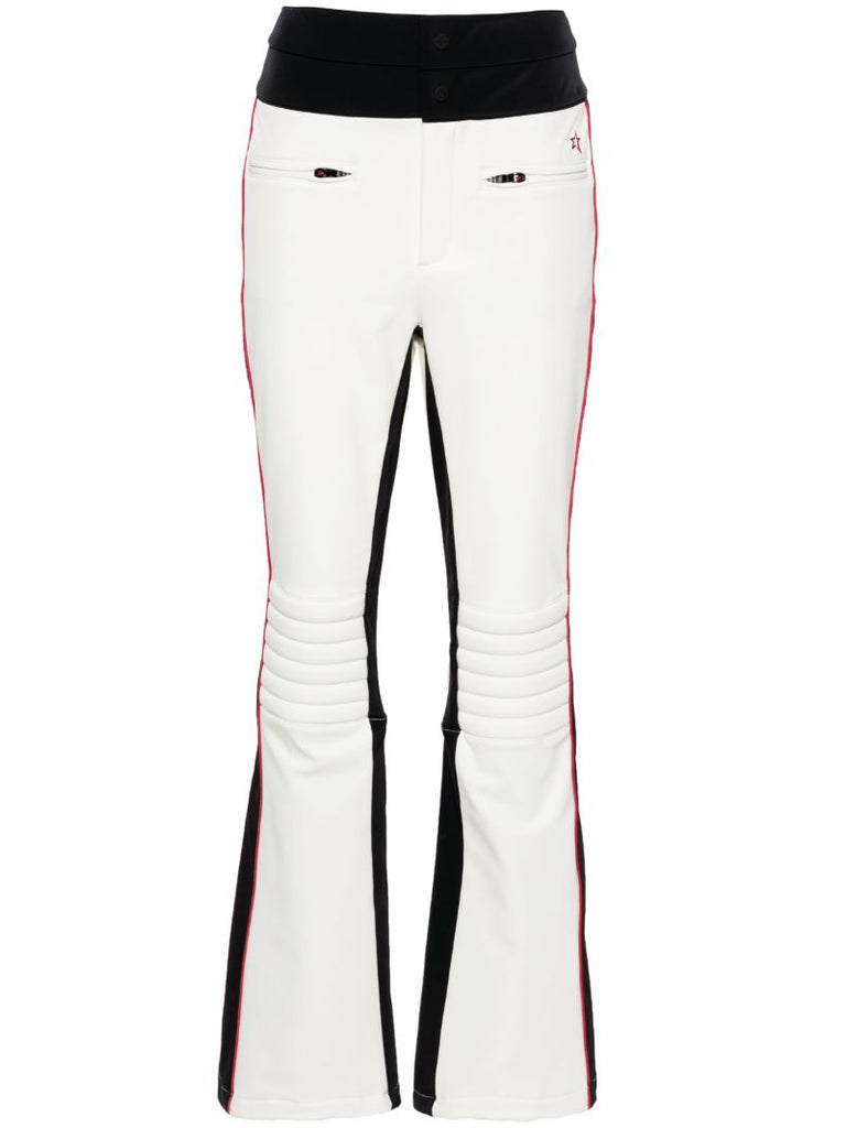 White Linda Flared Ski Trousers