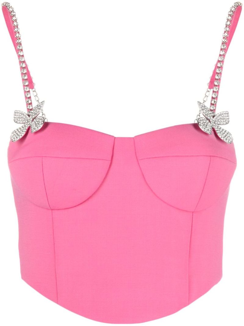 Pink Bow Detail Top