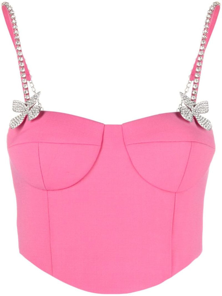 Pink Bow Detail Top