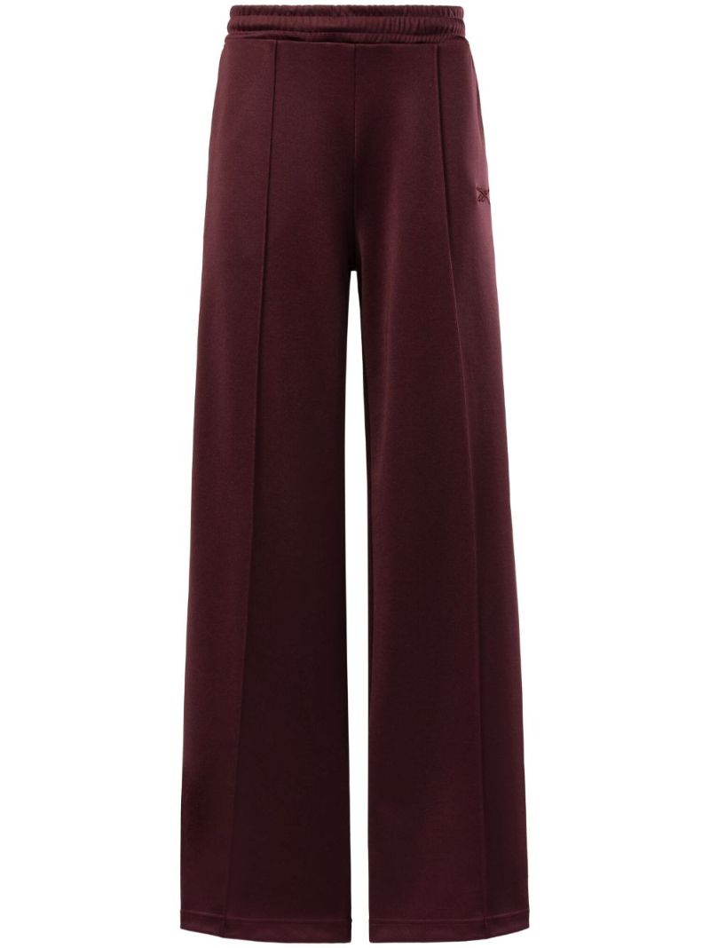 Red Wide-leg Track Pants