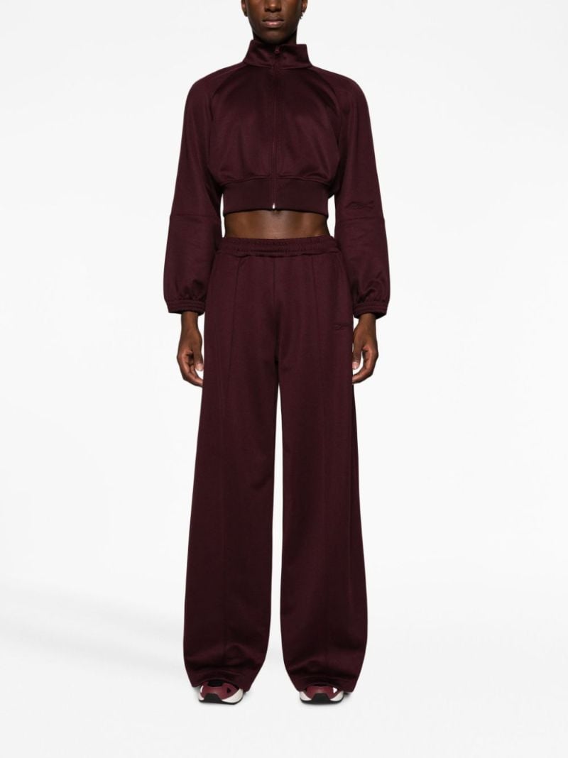 Red Wide-leg Track Pants