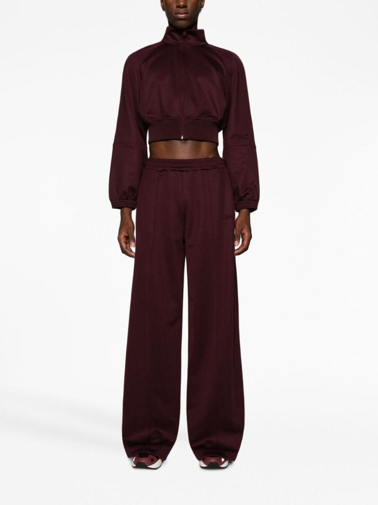 Red Wide-leg Track Pants