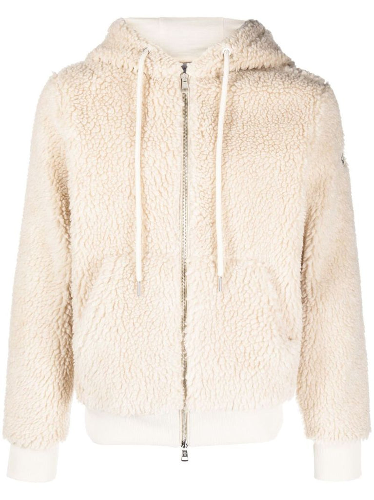 Beige Faux Fur Jacket