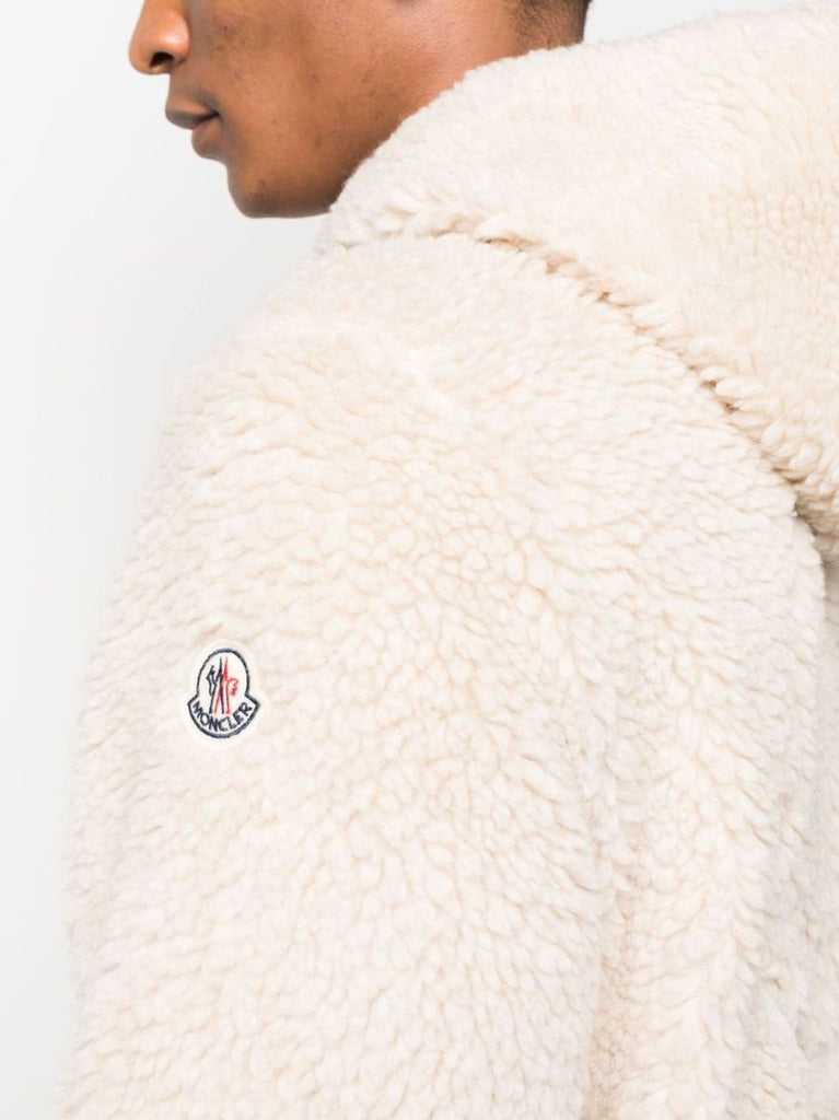 Beige Faux Fur Jacket