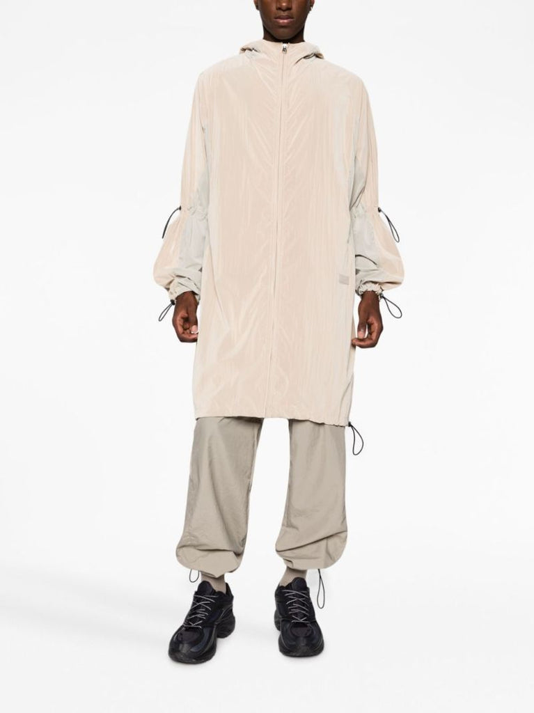 Neutral Adjustable-fit Hooded Coat