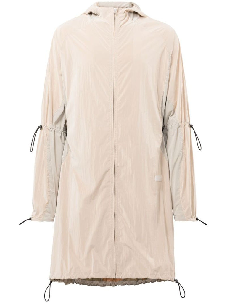 Neutral Adjustable-fit Hooded Coat