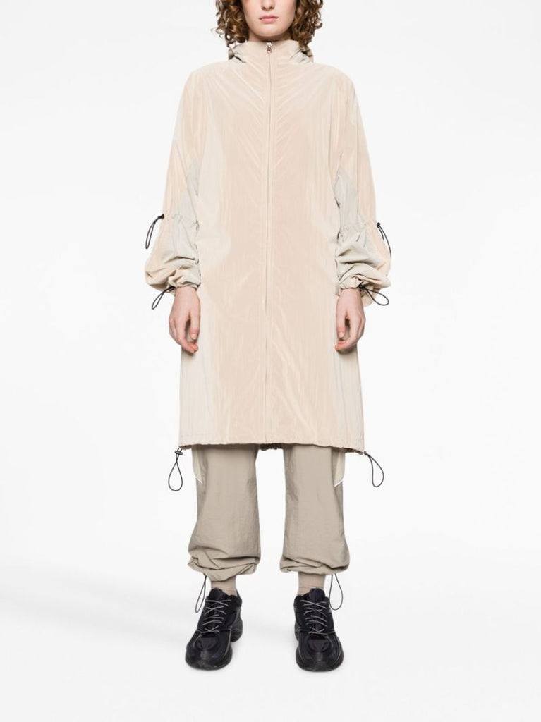 Neutral Adjustable-fit Hooded Coat