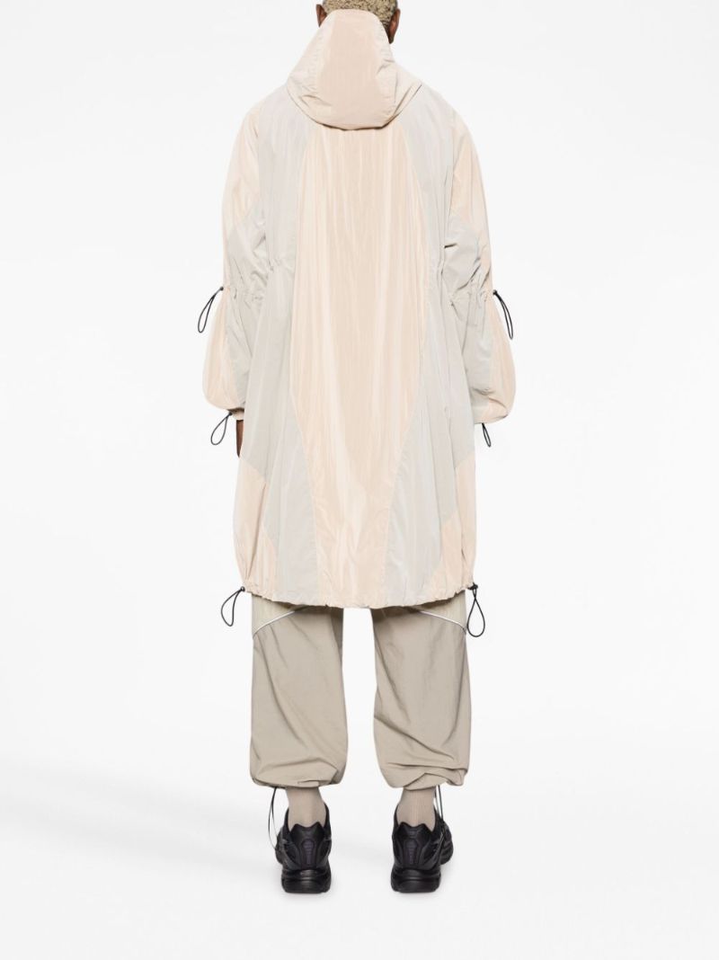 Neutral Adjustable-fit Hooded Coat