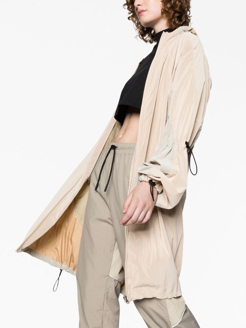 Neutral Adjustable-fit Hooded Coat