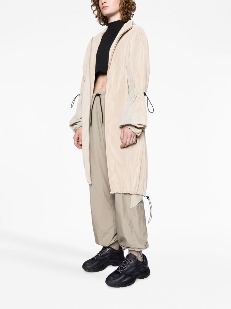 Neutral Adjustable-fit Hooded Coat