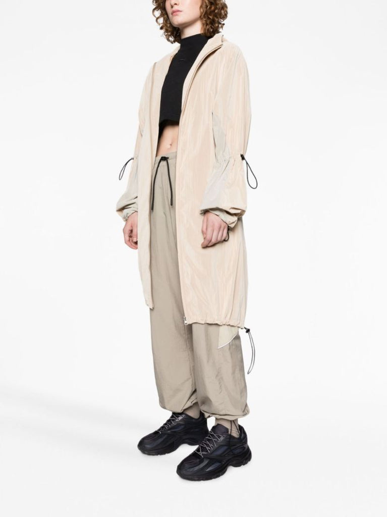 Neutral Adjustable-fit Hooded Coat