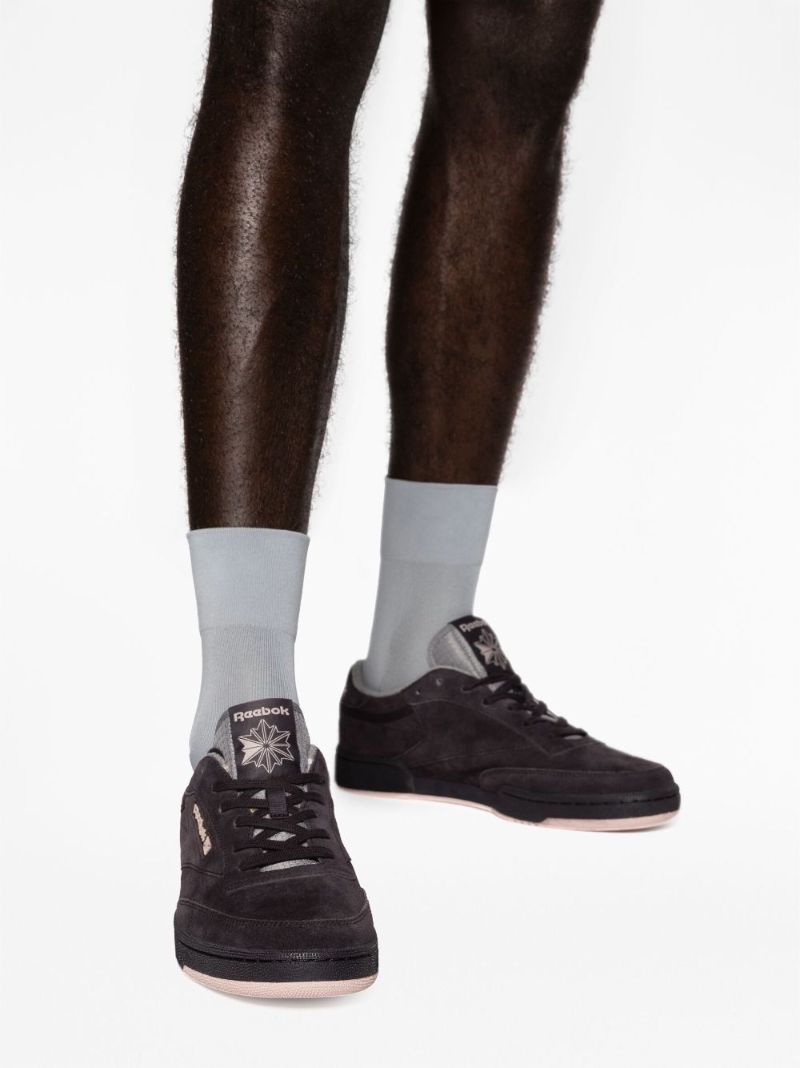 Black Club C Suede Sneakers
