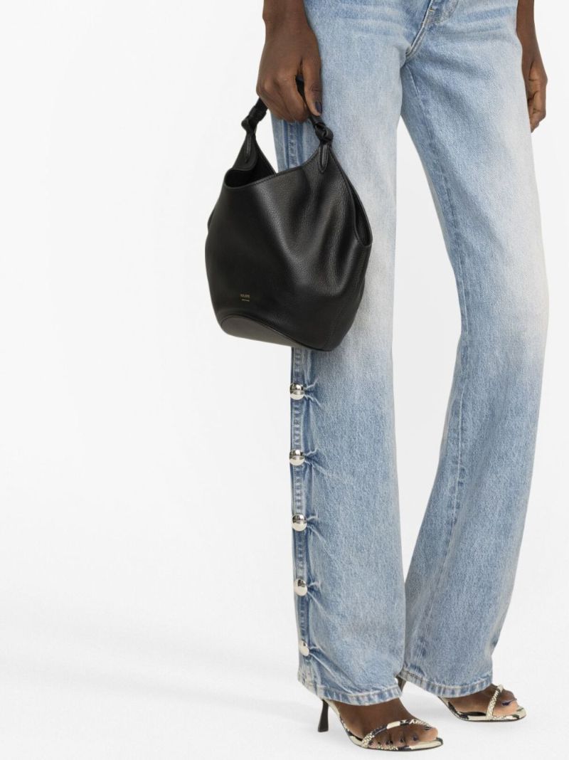 Black Lotus Mini Tote Bag