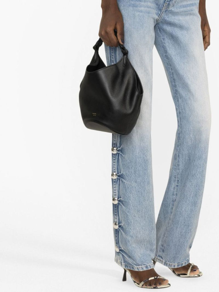 Black Lotus Mini Tote Bag