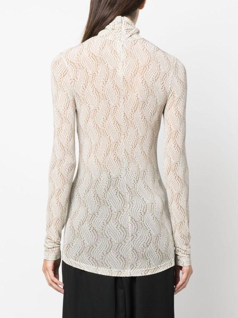 Neutral Joyela Graphic-print Top