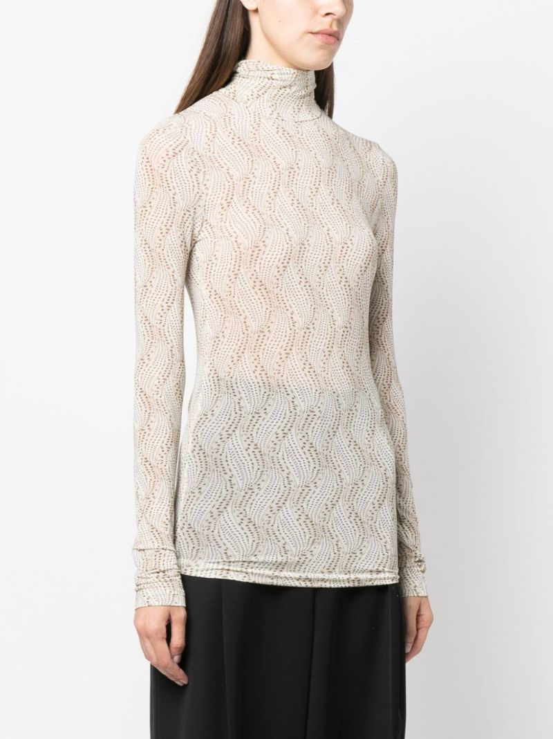 Neutral Joyela Graphic-print Top