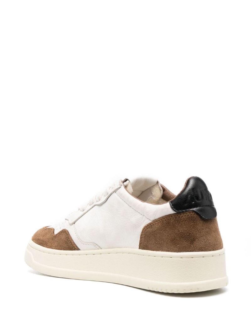 Brown Medalist Leather Sneakers