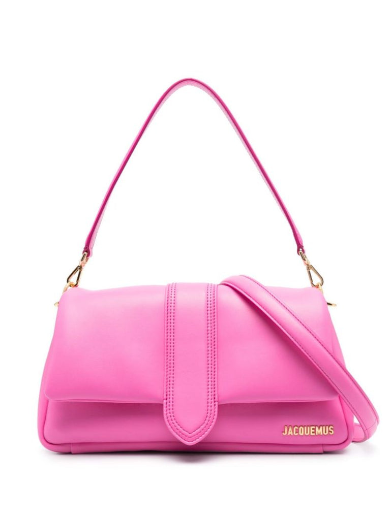 Pink Le Bambimou Leather Shoulder Bag