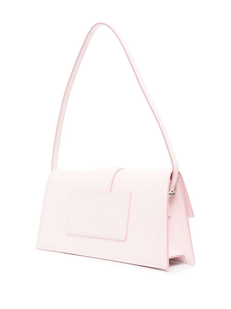 Pink Le Bambino Long Patent Leather Shoulder Bag